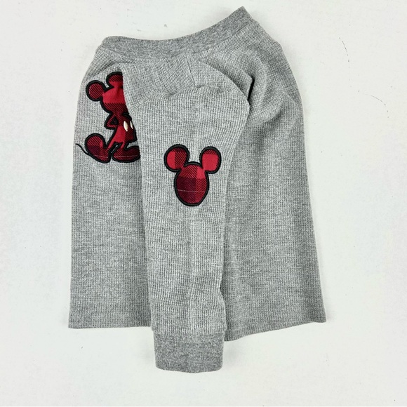 Mickey Mouse Disney 2 Piece Waffle Knit Top and Jogger Pant Set - Picture 4 of 13